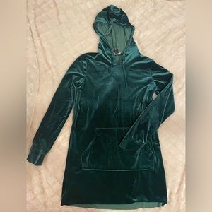 Forever 21, medium velvet hoodie dress